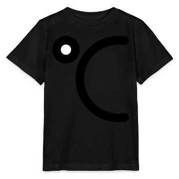 Icône Degrés Celsius à personnaliser - T-shirt bio MINI CREATOR Stanley/Stella Enfant - noir - Devant - Mikhail (115cm)