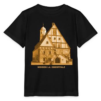 Hôtel de ville de Weiden Haut-Palatinat Bavière orientale - T-shirt bio MINI CREATOR Stanley/Stella Enfant - noir - Devant - Mikhail (115cm)