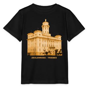 Zeulenroda Triebes Rathaus Vogtland Thüringen - Stanley/Stella MINI CREATOR Kids’ T-Shirt - black - Front - Mikhail (115cm)