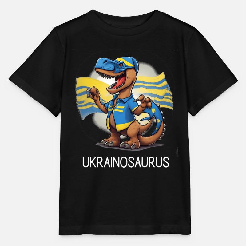 Ukraine - Stanley/Stella Kinder T-Shirt MINI CREATOR  - Schwarz