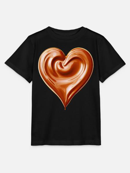 I love ... choco - Stanley/Stella Kinder T-Shirt MINI CREATOR - Schwarz