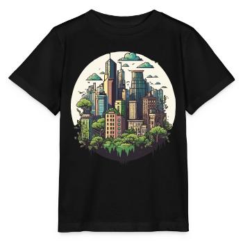 The Urban Observer - Stanley/Stella MINI CREATOR Kids’ T-Shirt - black - Front - Mikhail (115cm)