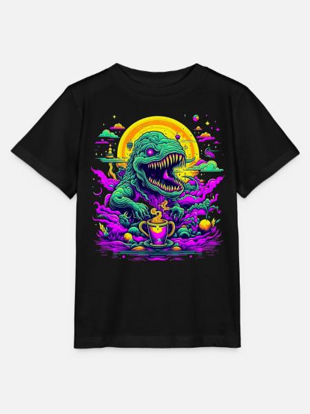 coffee Dream - Stanley/Stella Kinder T-Shirt MINI CREATOR - Schwarz