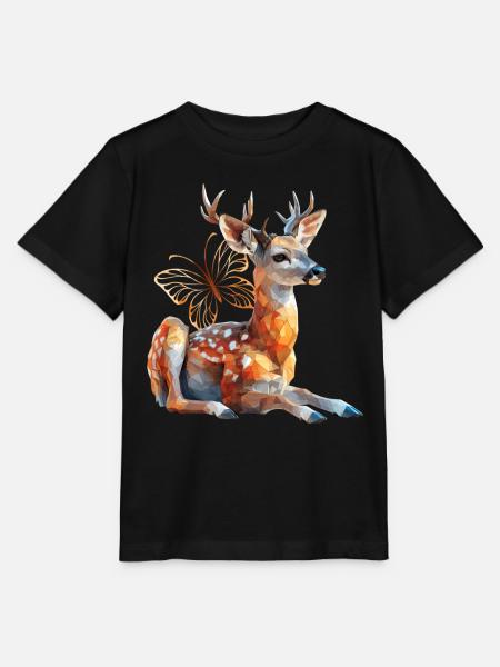 Hirsch - Stanley/Stella Kinder T-Shirt MINI CREATOR - Schwarz