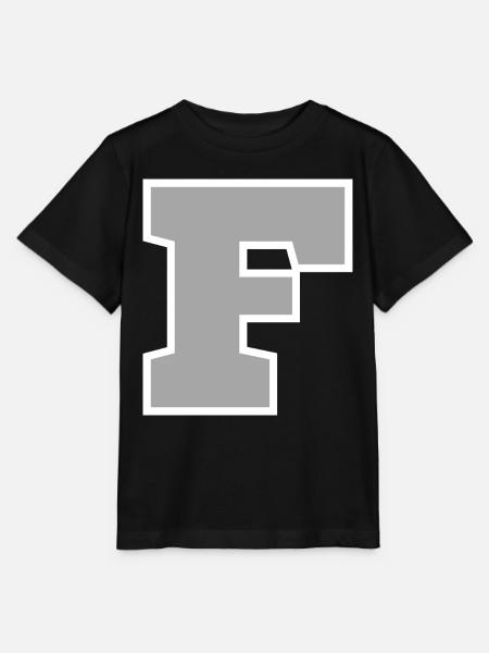 Buchstabe f sport - Stanley/Stella Kinder T-Shirt MINI CREATOR - Schwarz