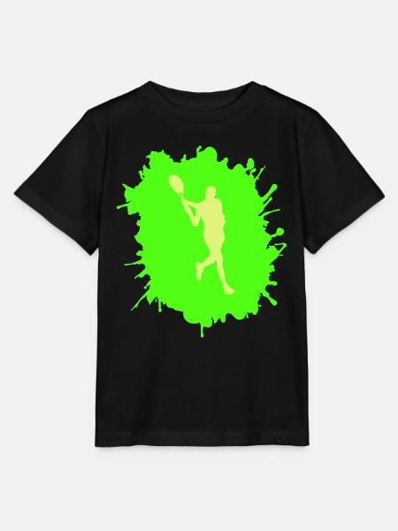 tennis klecks - Stanley/Stella Kinder T-Shirt MINI CREATOR - Schwarz