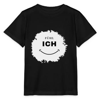 Spruch, Fühl Ich. Lustiges Design - Stanley/Stella Kinder T-Shirt MINI CREATOR  - Schwarz - Vorne - Mikhail (115cm)