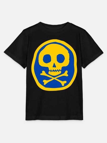 Schädel und Knochen - Stanley/Stella Kinder T-Shirt MINI CREATOR  - Schwarz