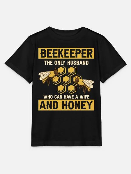 Beekeeper The Only Husband Beekeeper - Stanley/Stella Kinder T-Shirt MINI CREATOR  - Schwarz