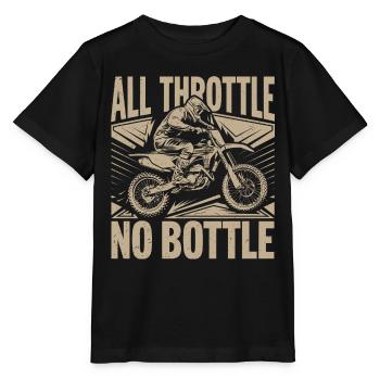 Adrenalin & Speed im Motocross - Stanley/Stella Kinder T-Shirt MINI CREATOR  - Schwarz - Vorne - Mikhail (115cm)