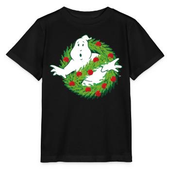 Ghostbusters Frohe Weihnachten - Stanley/Stella Kinder T-Shirt MINI CREATOR  - Schwarz - Vorne - Mikhail (115cm)