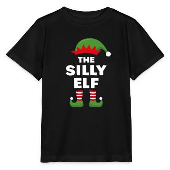 The Silly Elf - Stanley/Stella MINI CREATOR Kids’ T-Shirt - black - Front - Mikhail (115cm)