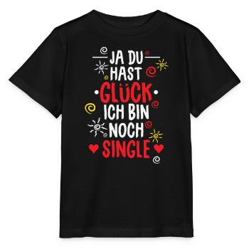 Single Party für Alleinstehende - Stanley/Stella Kinder T-Shirt MINI CREATOR  - Schwarz - Vorne - Mikhail (115cm)