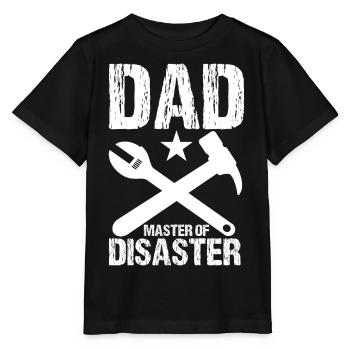 Vater der Katastrophe Master of Disaster Geschenk - Stanley/Stella Kinder T-Shirt MINI CREATOR  - Schwarz - Vorne - Mikhail (115cm)