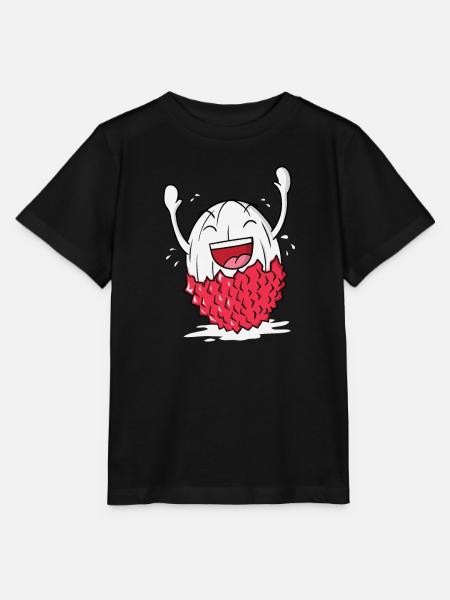 Litschi Lychee - Stanley/Stella Kinder T-Shirt MINI CREATOR - Schwarz