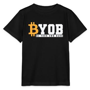 Be your own Bank Bitcoin Wallet - Stanley/Stella MINI CREATOR Kids’ T-Shirt - black - Front - Mikhail (115cm)