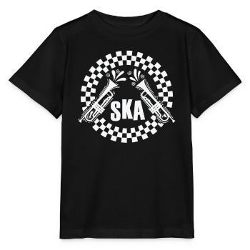 Ska Trompete Old School Jazz Musikstil - Stanley/Stella Kinder T-Shirt MINI CREATOR  - Schwarz - Vorne - Mikhail (115cm)