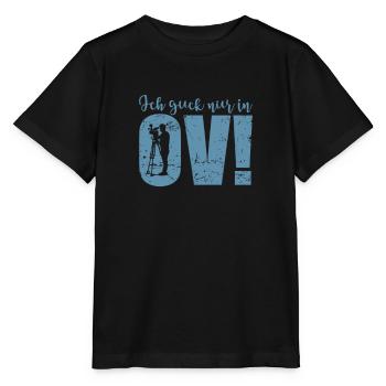 Ich gucke Filme und Serien nur in OV! - Stanley/Stella Kinder T-Shirt MINI CREATOR  - Schwarz - Vorne - Mikhail (115cm)
