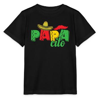 Papacito Holiday Mexico America USA - Stanley/Stella MINI CREATOR Kids’ T-Shirt - black - Front - Mikhail (115cm)