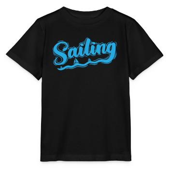 Voilier Voilier Sport Sports nautiques - T-shirt bio MINI CREATOR Stanley/Stella Enfant - noir - Devant - Mikhail (115cm)