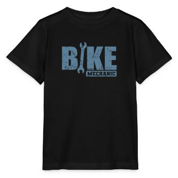 Mécanicien de vélo Profession de mécanicien de deux-roues - T-shirt bio MINI CREATOR Stanley/Stella Enfant - noir - Devant - Mikhail (115cm)