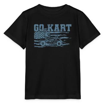 Go Kart Kart Track Race Track Sport - Stanley/Stella MINI CREATOR Kids’ T-Shirt - black - Front - Mikhail (115cm)