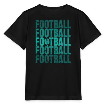 Football America Volkssport Touchdown - T-shirt bio MINI CREATOR Stanley/Stella Enfant - noir - Devant - Mikhail (115cm)