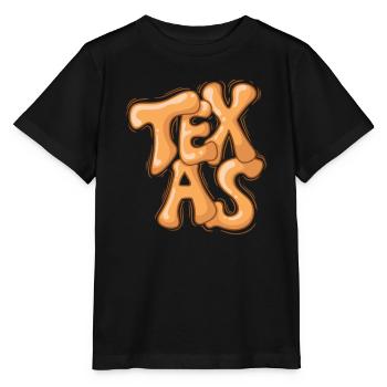 Texas State of the USA Americas - Stanley/Stella MINI CREATOR Kids’ T-Shirt - black - Front - Mikhail (115cm)