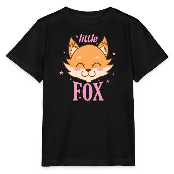 Little Fox Predator Wilderness Red Fox - Stanley/Stella MINI CREATOR Kids’ T-Shirt - black - Front - Mikhail (115cm)