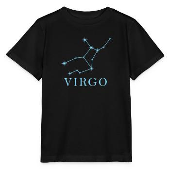 Sternkonstellation Sternzeichen Jungfrau - Stanley/Stella Kinder T-Shirt MINI CREATOR  - Schwarz - Vorne - Mikhail (115cm)