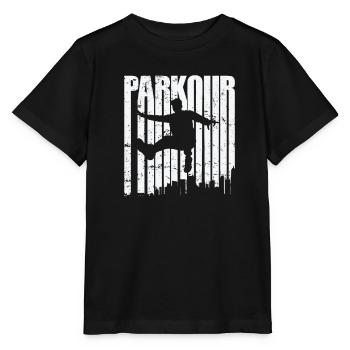 Parkour Sport Training Fitness - Stanley/Stella MINI CREATOR Kids’ T-Shirt - black - Front - Mikhail (115cm)