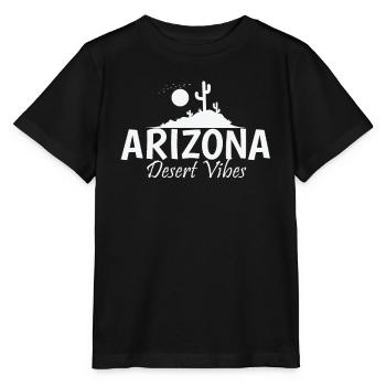 Arizona Desert Vibes USA Amerika - Stanley/Stella Kinder T-Shirt MINI CREATOR  - Schwarz - Vorne - Mikhail (115cm)