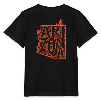 Arizona États-Unis Amérique État - T-shirt bio MINI CREATOR Stanley/Stella Enfant - noir - Devant - Mikhail (115cm)