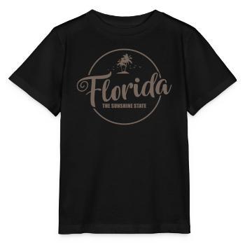 Florida the Sunshine State USA Amerika - Stanley/Stella Kinder T-Shirt MINI CREATOR  - Schwarz - Vorne - Mikhail (115cm)