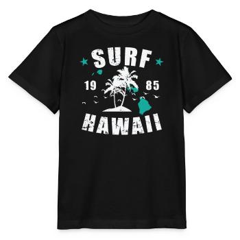 Hawaii Surf 1985 Hawaii USA Amerika - Stanley/Stella Kinder T-Shirt MINI CREATOR  - Schwarz - Vorne - Mikhail (115cm)