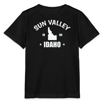 Idaho Sun Valley 1890 USA Amerika - Stanley/Stella Kinder T-Shirt MINI CREATOR  - Schwarz - Vorne - Mikhail (115cm)