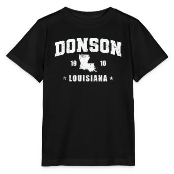 Louisiana Donson 1910 USA Amerika - Stanley/Stella Kinder T-Shirt MINI CREATOR  - Schwarz - Vorne - Mikhail (115cm)