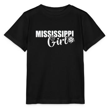 Mississippi Girl USA America - Stanley/Stella MINI CREATOR Kids’ T-Shirt - black - Front - Mikhail (115cm)