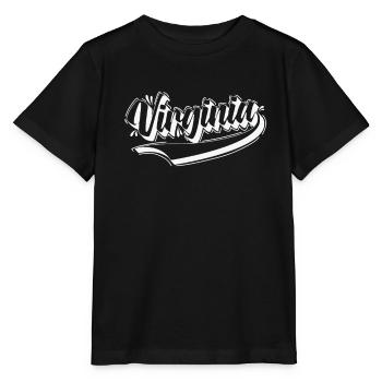 Virginia USA Amerika Bundesstaat - Stanley/Stella Kinder T-Shirt MINI CREATOR  - Schwarz - Vorne - Mikhail (115cm)