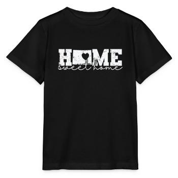 Wyoming Home Sweet Home USA America - Stanley/Stella MINI CREATOR Kids’ T-Shirt - black - Front - Mikhail (115cm)