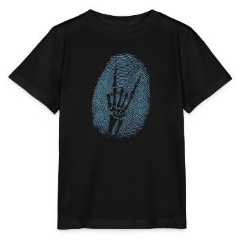 Genre de musique Heavy Metal Fingerprint - T-shirt bio MINI CREATOR Stanley/Stella Enfant - noir - Devant - Mikhail (115cm)