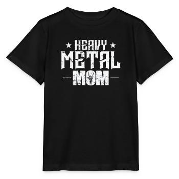 Heavy Metal Mom Music Band Genre - T-shirt bio MINI CREATOR Stanley/Stella Enfant - noir - Devant - Mikhail (115cm)