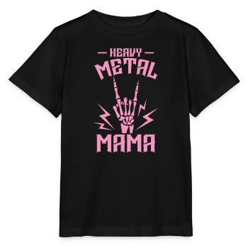 Heavy Metal Mama Music Band Genre - T-shirt bio MINI CREATOR Stanley/Stella Enfant - noir - Devant - Mikhail (115cm)