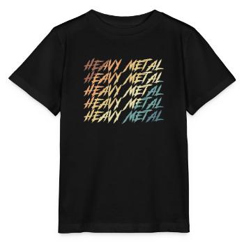 Heavy Metal Headbanging Groupe Genre - T-shirt bio MINI CREATOR Stanley/Stella Enfant - noir - Devant - Mikhail (115cm)