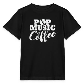 Stars de la musique pop et des chanteurs de café - T-shirt bio MINI CREATOR Stanley/Stella Enfant - noir - Devant - Mikhail (115cm)