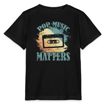 Pop Music Matters R'n'B Singer Stars - Stanley/Stella MINI CREATOR Kids’ T-Shirt - black - Front - Mikhail (115cm)
