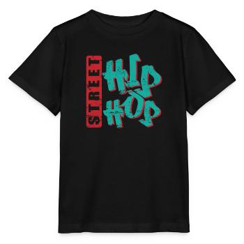 Street Hip Hop Music Genre Rap Graffiti - Stanley/Stella MINI CREATOR Kids’ T-Shirt - black - Front - Mikhail (115cm)