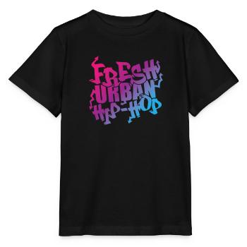 Fresh Urban Hip Hop Music Genre Rap - Stanley/Stella MINI CREATOR Kids’ T-Shirt - black - Front - Mikhail (115cm)