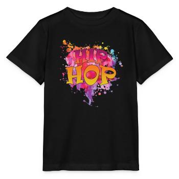Hip Hop Music Genre Rap Freestyle - Stanley/Stella MINI CREATOR Kids’ T-Shirt - black - Front - Mikhail (115cm)