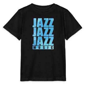 Jazz Music Genre Saxophon Klang - Stanley/Stella Kinder T-Shirt MINI CREATOR  - Schwarz - Vorne - Mikhail (115cm)